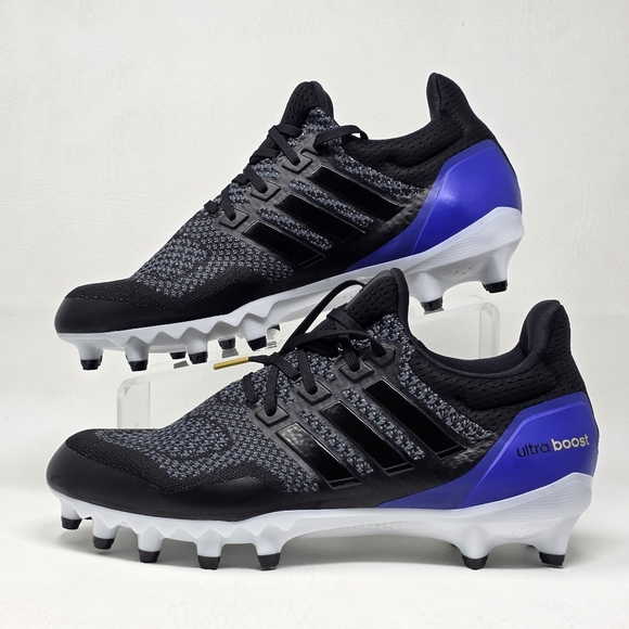 Adidas Ultraboost Football Cleats Black Blue Woven JP7410 Men’s Size 10 New main image 8